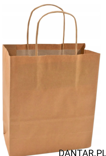 Torba papierowa brązowa A3 ucho skręcane 320x170x380 a1/200 57043