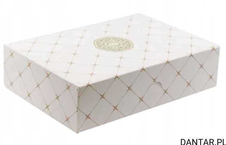 Pojemnik kartonowy na ciasto rozeta 165x110x80 (3142) a1/15/180