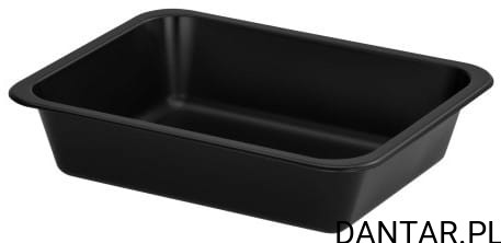Pojemnik niedzielony do zgrzewu czarny 227x178x50 T1 a50/8/168