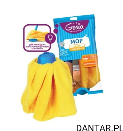 Mop Gosia mikrofibra zapas żółty a1/12