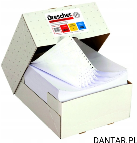 Papier komputerowy 240 1+2 N Drescher