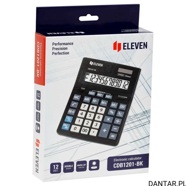 Kalkulator Eleven CDB1201-BK