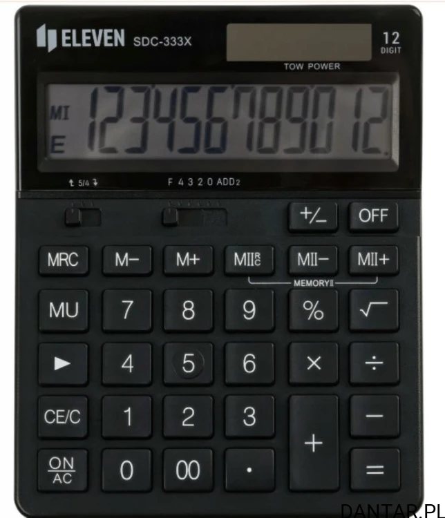 Kalkulator Eleven SDC-333X-BK