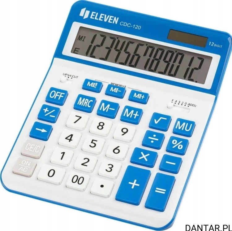 Kalkulator Eleven CDC-120-WH/NV niebieski