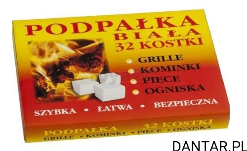 Podpałka do grilla w kostce biała a32/24