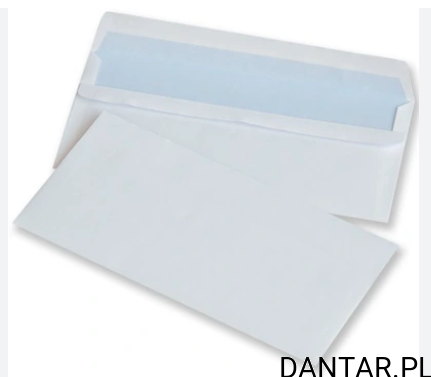 Koperta DL NK Nevada biała a1000  114X229 