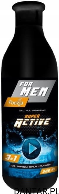 Poezja żel pod prysznic 500 ml /12 men ACTIVE