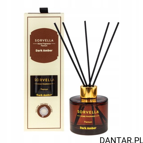 Patyczki zapachowe Sorvella dark amber 120ml