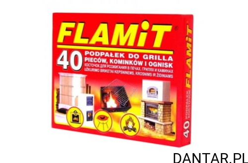 Podpałka do grilla w kostce biała a40/24 FLAMIT