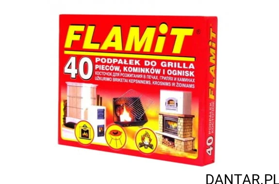 Podpałka do grilla w kostce biała a40/24 FLAMIT