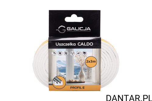 Uszczelka e 2x3 17651 biała