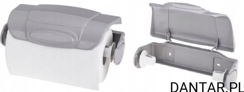 Uchwyt na ręcznik papierowy szary  paco 30568