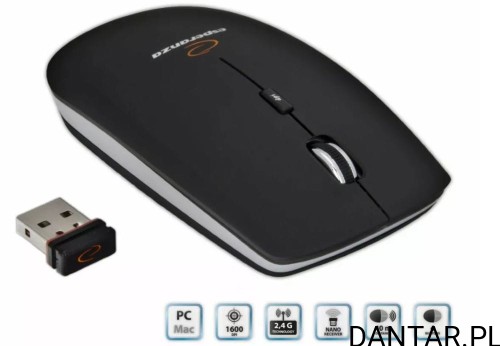 Myszka optyczna bezprzewodowa Esperanza saturn