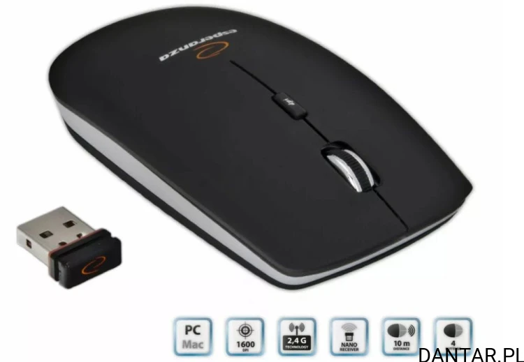 Myszka optyczna bezprzewodowa Esperanza saturn
