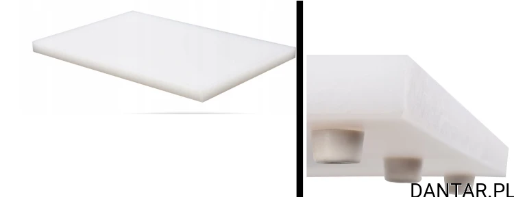 Deska do krojenia 350x250x20 biała Yato YG-02160