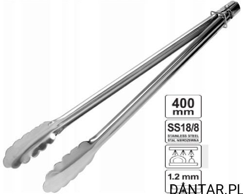 Szczypce uniwersalne gastronomiczne 400mm Yato YG-02752