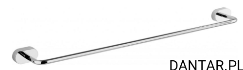 Uchwyt na ręczniki 60cm chromowany Oval Fala 69306 