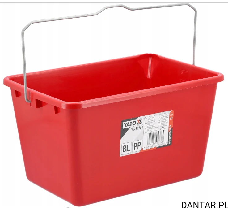 Wiadro 8l prostokątne Yato YT-54741