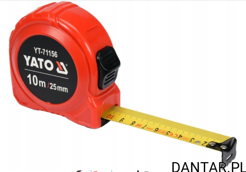 Miara zwijana 10mx25mm Yato YT-71156