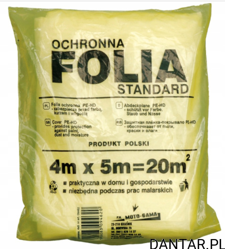 Folia ochronna malarska 4x5m 53g Vorel 09462
