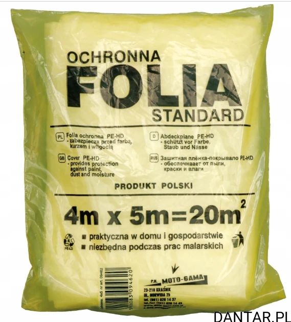 Folia ochronna malarska 4x5m 53g Vorel 09462
