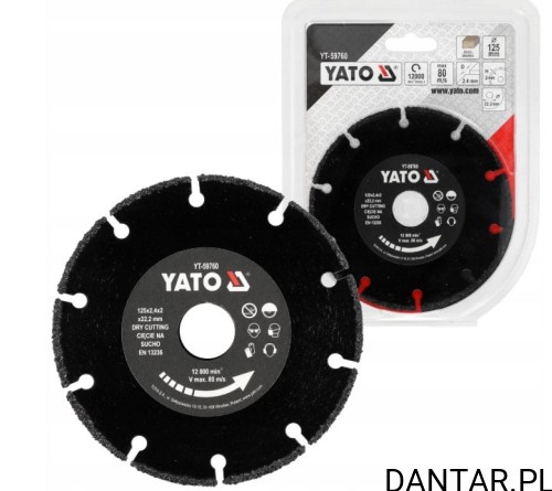 Tarcza do drewna 125mm Yato YT-59760