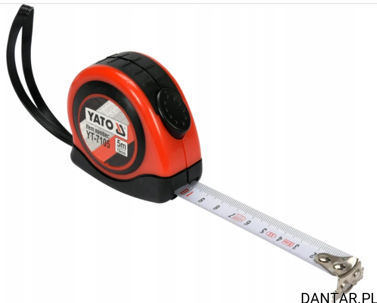 Miara zwijana 5mx19mm nylon magnes Yato YT-7105