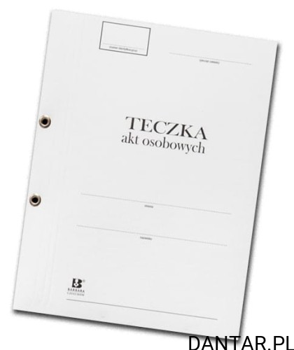 Teczka do akt osobowych tekturowa, oczkowa Barbara a1/10 0822001