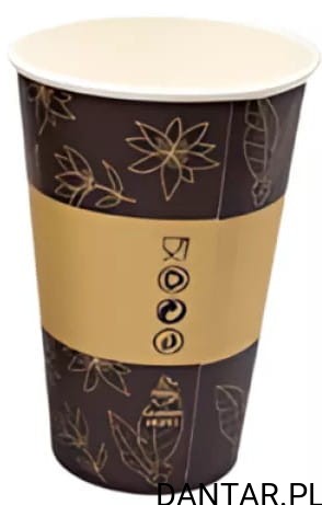 Kubek papierowy 420ml *90 z nadrukiem Love Nature a50/20 88051