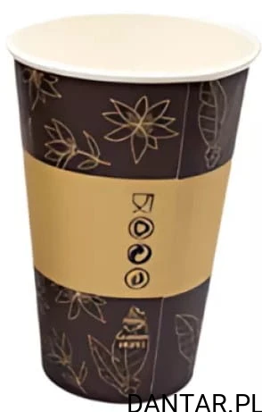 Kubek papierowy 420ml *90 z nadrukiem Love Nature a50/20 88051
