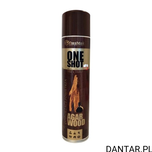 Neutralizator zapachu Freshtek 600ml one shot agarwood  /6