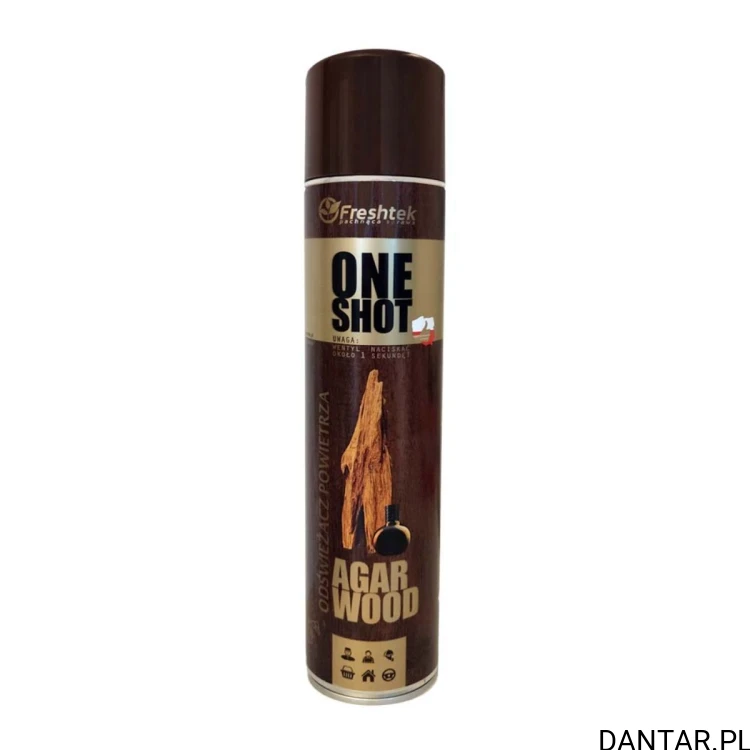 Neutralizator zapachu Freshtek 600ml one shot agarwood  /6