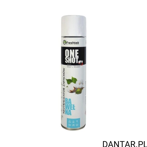 Neutralizator zapachu Freshtek 600ml one shot bawełna a1/12 