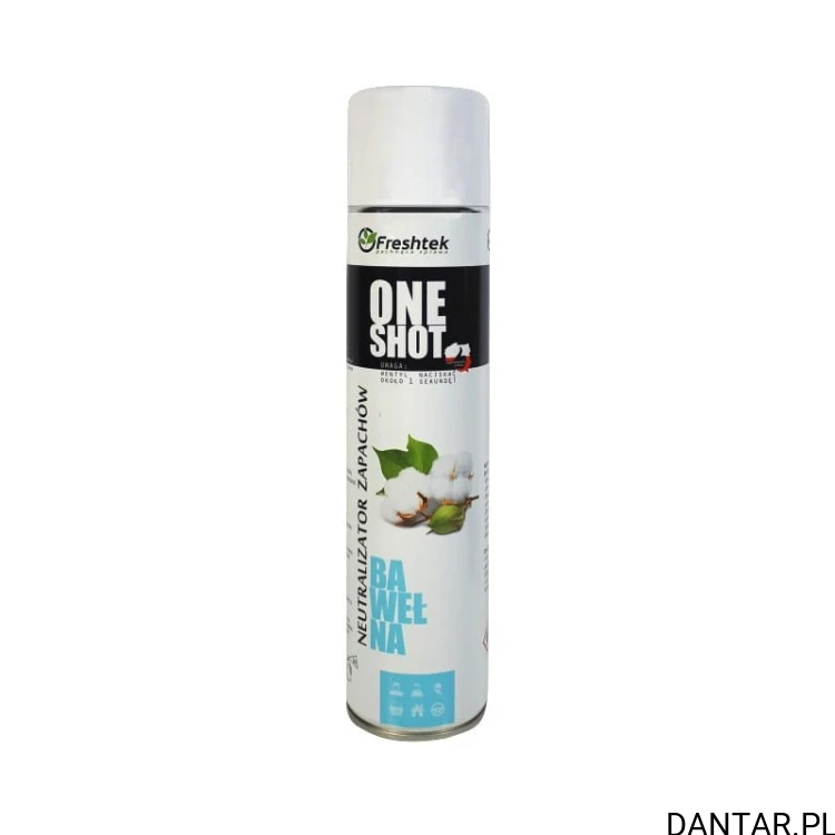 Neutralizator zapachu Freshtek 600ml one shot bawełna a1/12 