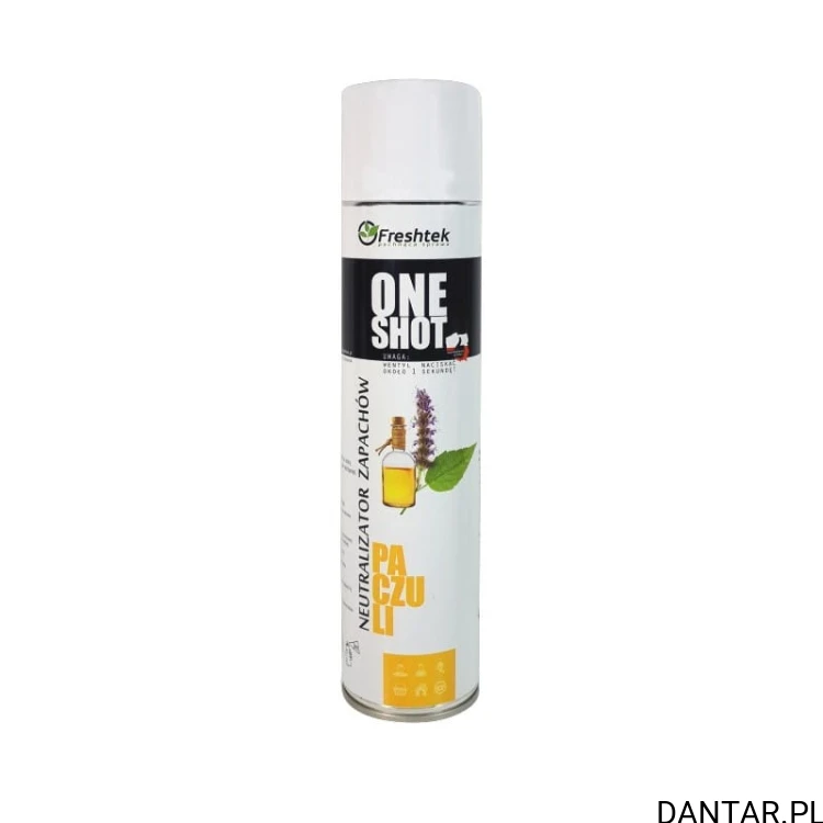 Neutralizator zapachu Freshtek 600ml one shot paczuli a1/12 