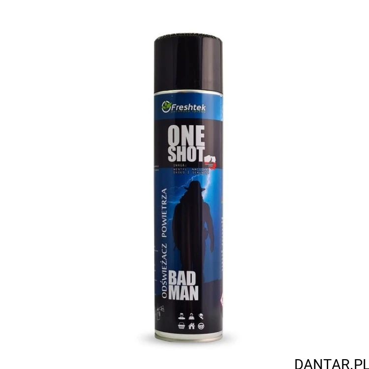 Neutralizator zapachu Freshtek 600ml one shot bad man a1/12