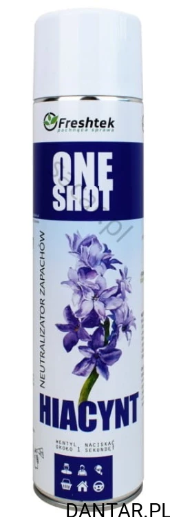 Neutralizator zapachu Freshtek 600ml one shot hiacynt a1/12