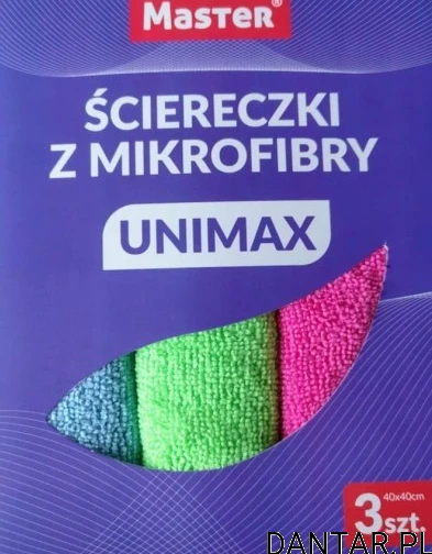 Ścierka z mikrofibry 40x40 Unimax Master s-297 a3/11