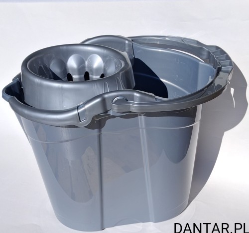Wiadro z wyciskaczem 14l popiel/popiel Ika