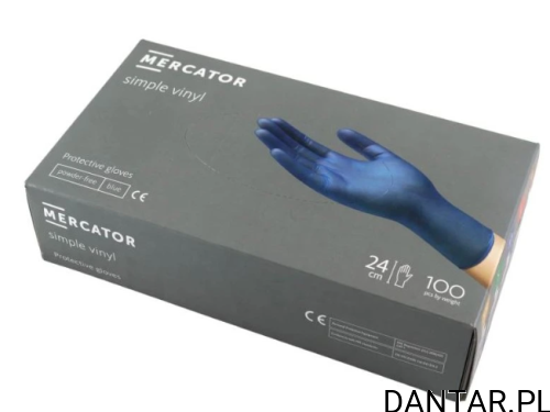 Rękawice winylowe S Mercator a100/10