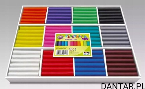 Plastelina max 216 wałeczków Sweet Colours a216