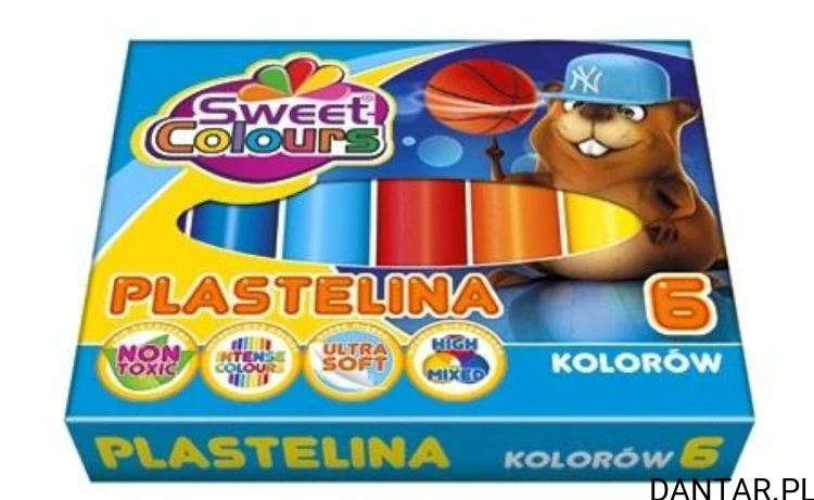 Plastelina 6 kolorów Sweet Colours a6/5