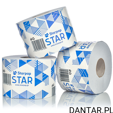 Papier toaletowy 80% 2-w star banderola 68 m a18/72
