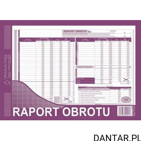Druk raport obrotu 413-11