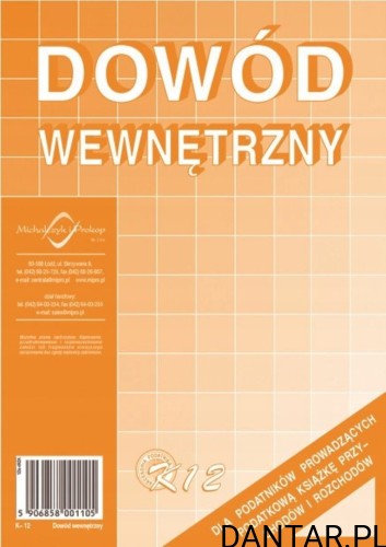 Druk Dowód wewnętrzny A5 K12