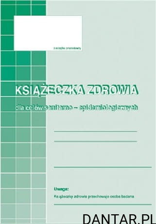 Druk książeczka zdrowia 530-5 a1/5