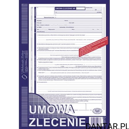 Druk umowa zlecenie a4 511-1U