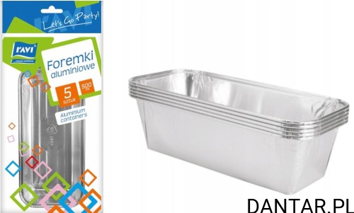 Foremka aluminiowa 500ml a5