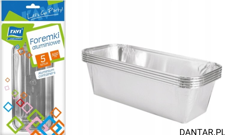 Foremka aluminiowa 500ml a5