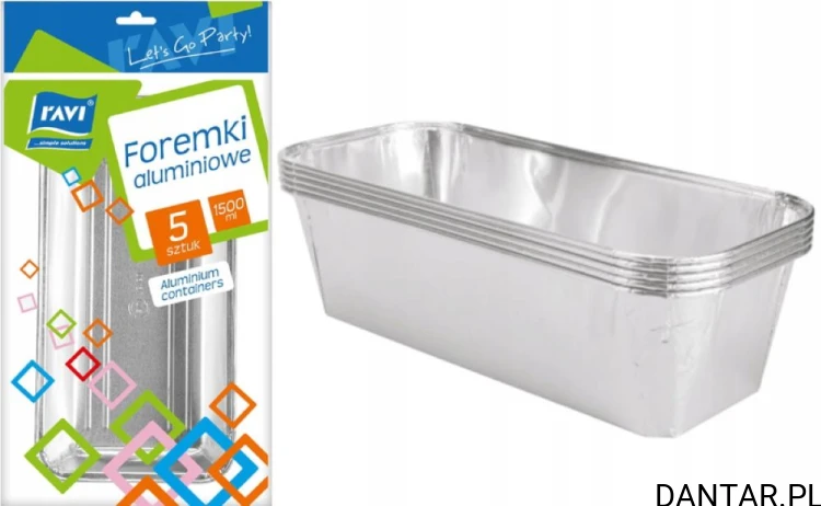 Foremka aluminiowa 1500ml a5